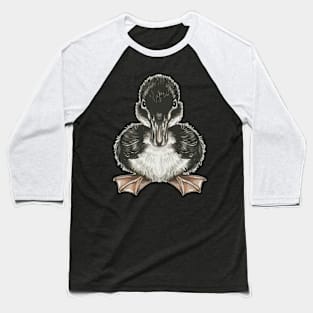 Black Little Duck Baseball T-Shirt